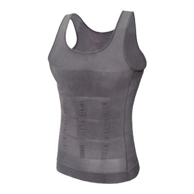 Men's Slimming Body Shapewear Corset Vest Shirt Compression