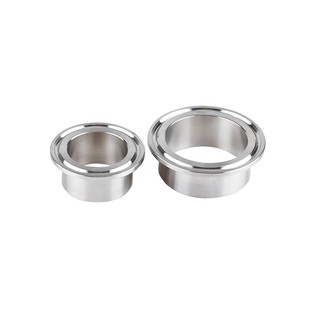 304不锈钢加厚快装接头卫生级316卡盘快速焊接卡箍快开端头2mm3mm