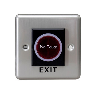 纳奇门禁出门开关按钮自动复位防水金属86型门禁系统面板开关常开