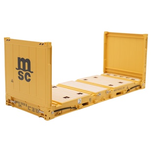 1:20MSC框架柜模型超标准集装箱运输批量定制FR柜模型海艺坊工厂