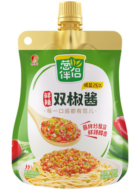 葱伴侣鲜辣双椒酱260g