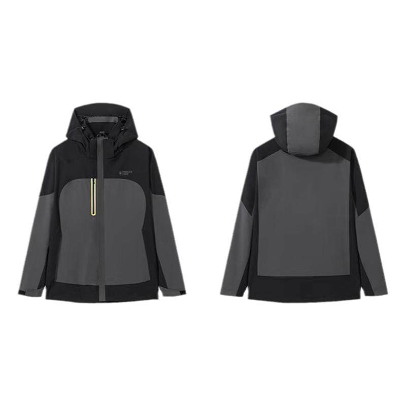 拓路者三合一防泼水登山服男式秋冬可拆卸抓绒衣内胆撞色保暖外套