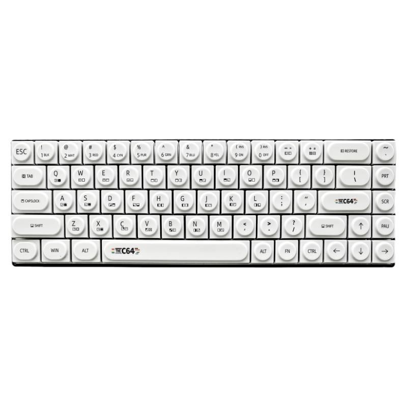 积木键帽C64键帽复古PBT