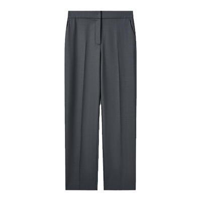 LAUREL精纺羊毛锥形西裤