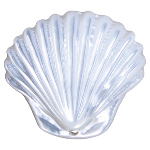 天然贝母雕刻吊坠双面雕刻贝壳扇形雪蛤发簪坠子diy手工设计配件