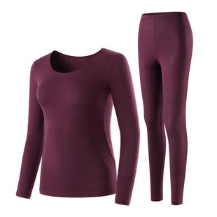 37度恒温超薄保暖内衣女套装黑科技自发热秋衣秋裤男款棉毛打底衫