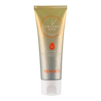 梦蔻spf50轻薄修护户外防晒乳液