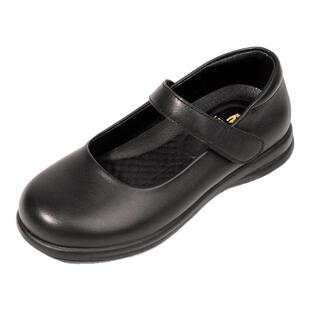 女童皮鞋黑色真皮春秋学院儿童学生小演出鞋软底女孩公主单鞋校鞋