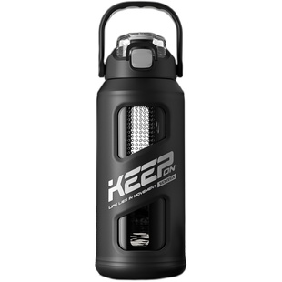 英国Bemega高硼硅玻璃杯双层大容量男女耐高温防摔防爆运动水杯子