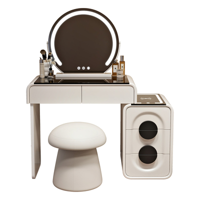 小型智能实木梳妆台2025新款