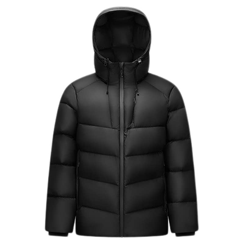 森马鹅绒发热羽绒服男防泼水面料