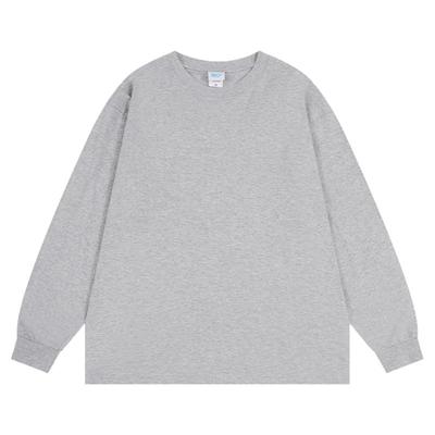 小尼力白色纯棉长袖T恤