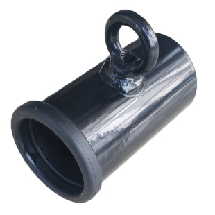 T杠划船把手硬拉配件型底座双把位V型核心训练单把手套管杠铃炮筒