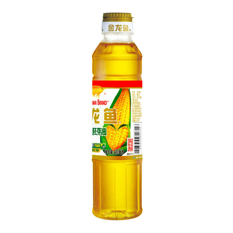 金龙鱼玉米胚芽油食用油400ml物理压榨小瓶烘焙家用植物健康甄选