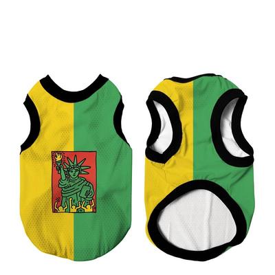 小狗狗衣服泰迪比熊博美 keith haring联名凯斯哈林宠物保暖背心