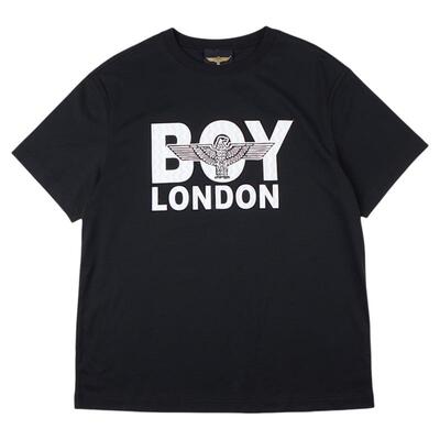 BOY LONDON夏季潮牌休闲男女同款简约印花圆领宽松短袖T恤N01927