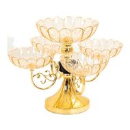 2025新款轻奢果盘塑料旋转水果盘