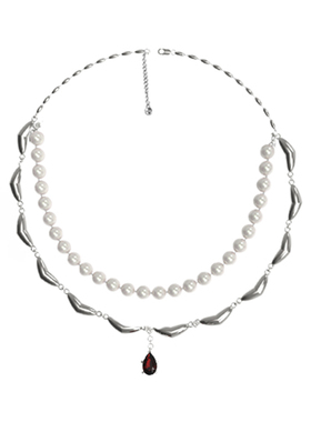 王鹤棣同款可拆卸双层珍珠项链