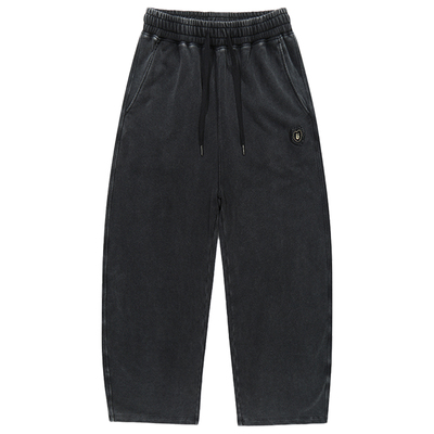 GUUKA复古蜡染做旧弯刀裤