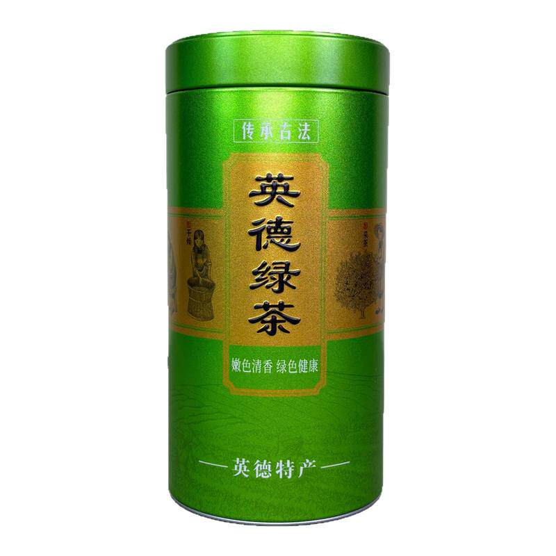 英德绿茶春茶柴火炒青罐装300g