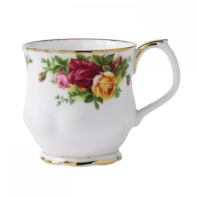 RoyalAlbert老镇玫瑰骨瓷马克杯