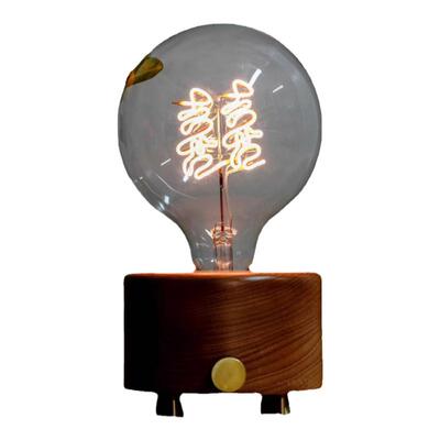 玻璃卧室中式榉木手工绕丝装饰灯