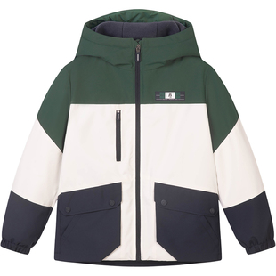 暇步士童装儿童加绒风衣25秋冬新品男大童休闲上衣舒适女童厚外套