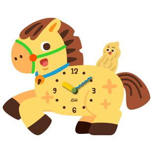 2026马年新款创意钟表挂墙挂钟客厅摇摆新年装饰时钟挂画生肖摆件