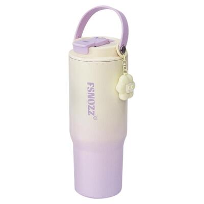 高颜值女冰霸杯大容量吸管保温杯