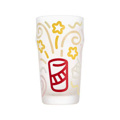 MU16遇冷变色无铅水晶玻璃啤酒杯