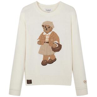 TeenieWeenie小熊奥莱冬装学院风毛衣法式毛针织衫高质感女装