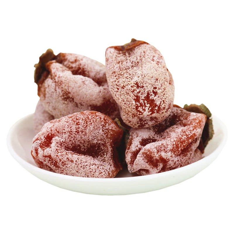 零度食客陕西特产富平柿饼降霜农家自制吊柿子饼干出口包邮3-5斤