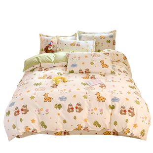 纯棉被套单件全棉儿童被套120x150x200cm幼儿园男女孩单人被单罩