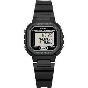 CASIO卡西欧学生小巧运动方块手表数字男女表LA-20WH-1B 海外直邮