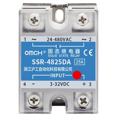 沪工OMCH固态继电器SSR-4840DA