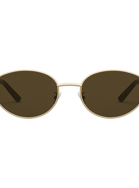 复古老钱风墨镜女款2025新款高级感防紫外线防晒猫眼椭圆太阳眼镜