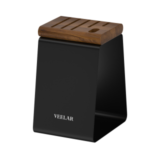 VEELAR刀架多功能置物架厨房家用刀具收筷笼实木通风防霉放刀座