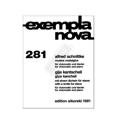 施尼德科思乡曲大提琴和钢琴