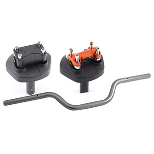 小龟王裸把底座改装方向把电动摩托车路虎BWS鬼火改装龙头把总成