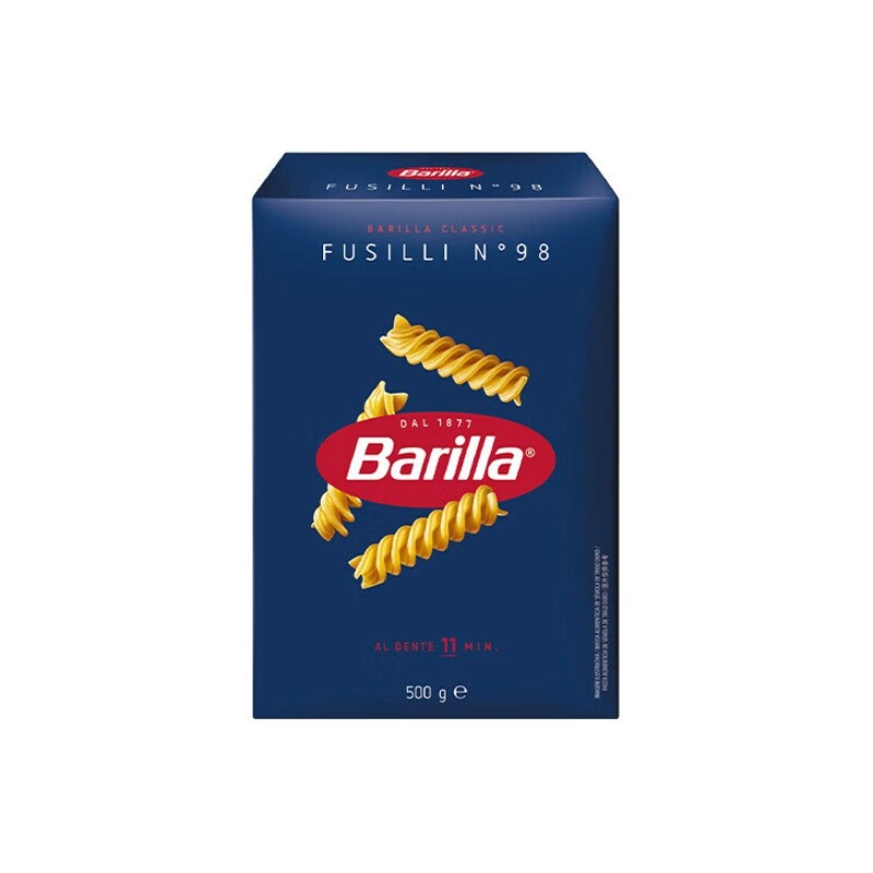 Barilla百味来#5直形#13扁面#1天使意大利面500g 低脂意粉通心粉