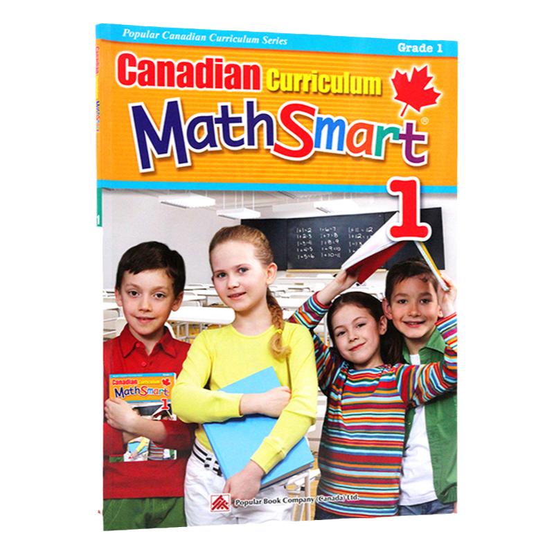 加拿大原版教材 英文进口 Canadian Curriculum Math Smart Grade 1 加拿大数学学习练习册 一年级 进口加拿大教材英文原版