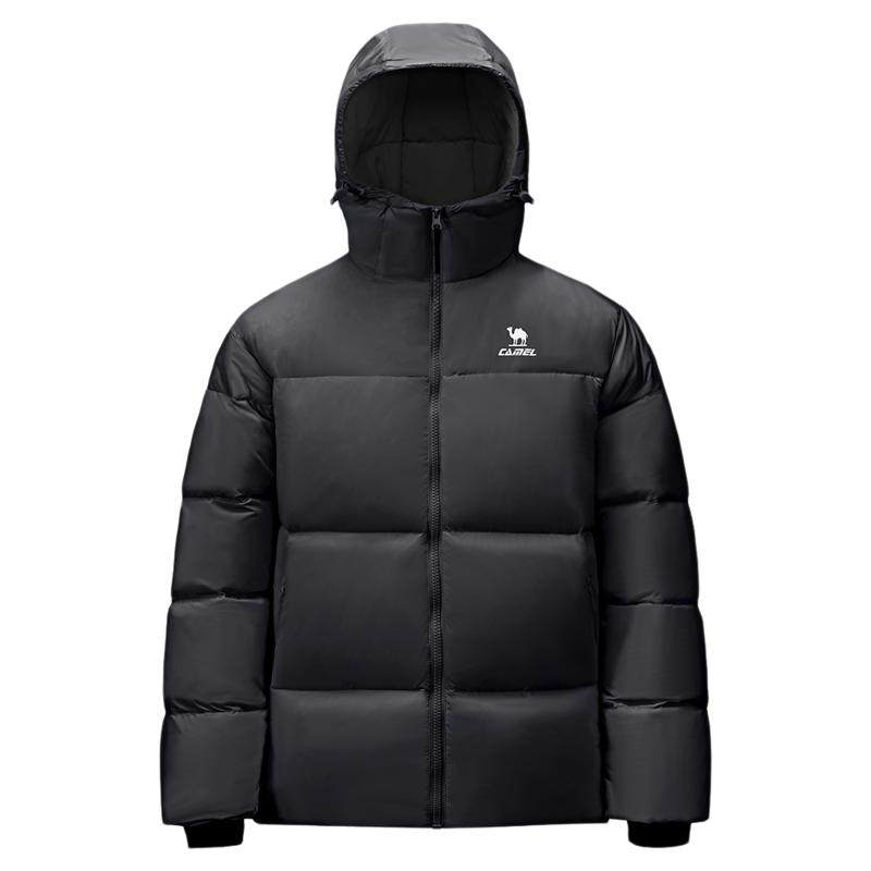 骆驼火炉三防加厚连帽情侣羽绒服