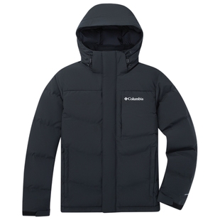 蒋奇明同款哥伦比亚25男金点防水无缝热压700蓬鹅绒羽绒服XE3760