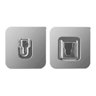 强力免打孔无痕粘贴片卡扣吸盘粘胶置物架收纳挂钩辅助贴爪扣背胶