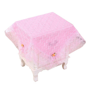 超值盖巾蕾丝布艺冰箱床头柜餐桌方巾电视微波炉罩盖布多用巾