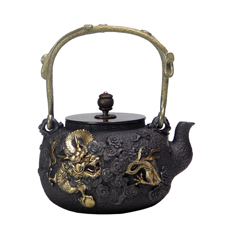 铁壶铸铁泡茶烧水壶电陶炉煮茶器日本纯手工铁茶壶煮水壶茶具套装