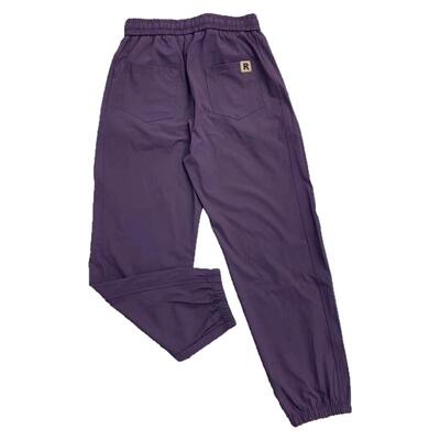 夏季高腰薄款八分裤宽松遮肉抗皱