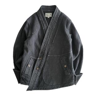 西里布全棉剑道偏襟道袍夹克外套咔叽复古小众新品非porterclassi