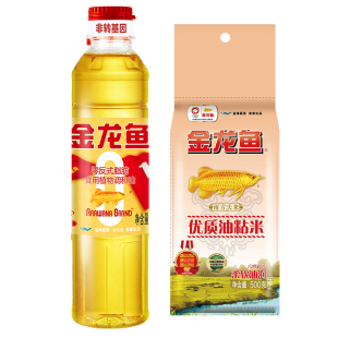 金龙鱼优质油粘米500g/袋小包装米油米组合南方大米弹滑有劲