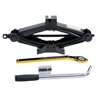 2吨千斤顶省力加强随车工具套装SUV轿车备用换胎工具卧式液压2吨